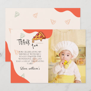 Segment Baby Segce Pizza Time Baby - tack för ditt Inbjudningar