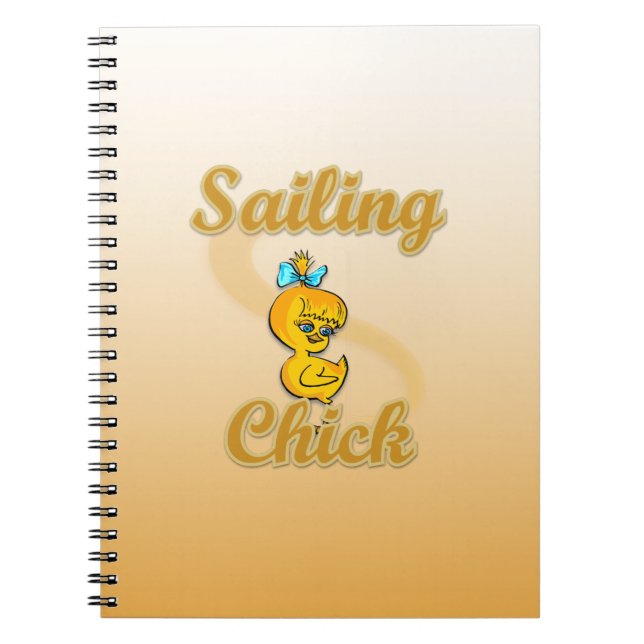Segment Chick Anteckningsbok Med Spiral (Framsidan)