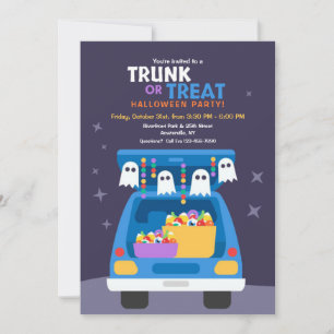 Segment eller behandling av Halloween fest Inbjudningar