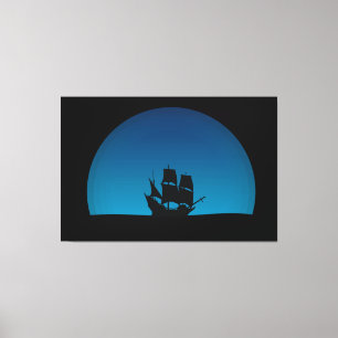 Segment frakt canvastryck