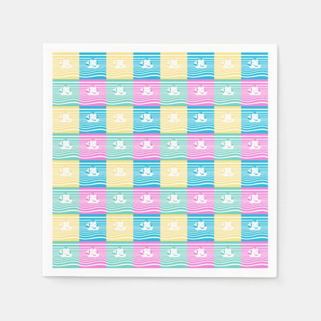 Segment fraktas mönster pappersservett (Framsidan)