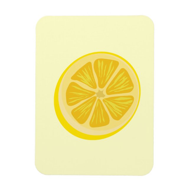 Segment i citronsegmentet magnet (Vertikal)