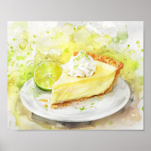 Segment i Nyckel Lime Paj Poster