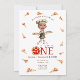 Segment i Roligt 1:a födelsedagsinbjudan till foto Inbjudningar