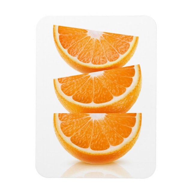 Segment med orange i en stapel magnet (Vertikal)