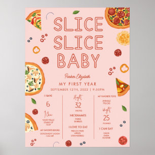 Segment Segce Baby första födelsedagsmomsten Poster