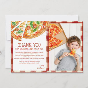 Segment Segce Baby Modern Pizza Birthday Tack C Kort