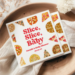 Segment, Segce, Baby! Pizza Baby Shower Pappersservett