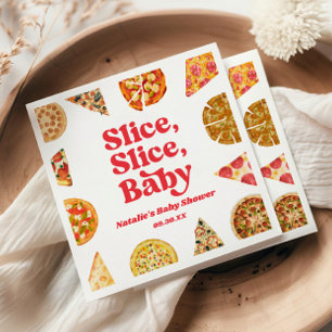 Segment, Segce, Baby! Pizza Baby Shower Pappersservett