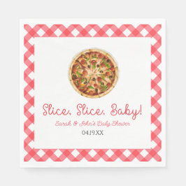 Segment, Segce, Baby! Pizza Baby Shower Pappersservett