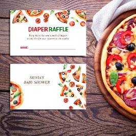 Segment Segce baby pizza babydusch Raper raffle Tilläggskort