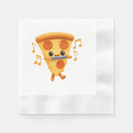 Segment som spelar en Harmonica Cute Pappersservett