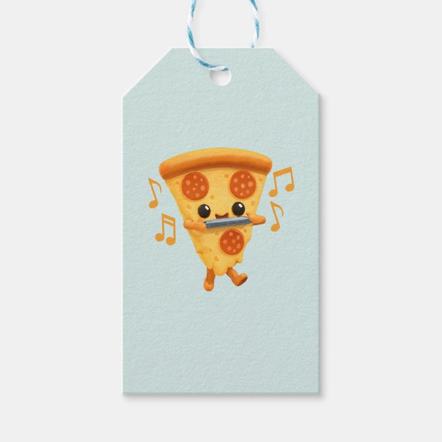 Segment som spelar en Harmonica Presentetikett (Framsidan)