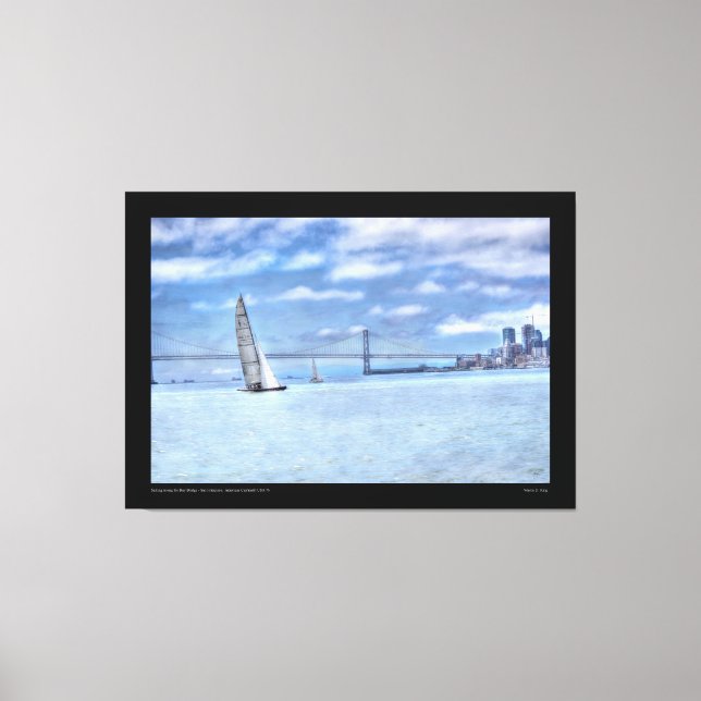 Segmentbryggan Canvastryck (Framsida)