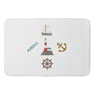 Segmentdesign Färg Badrumsmatta