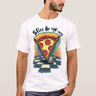 Segmentera Nattvägen Pizza T-Shirt
