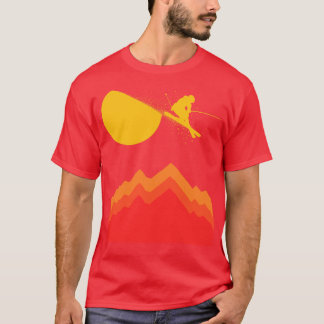 Segmentera Sol samtidigt som du hoppar över hög T Shirt