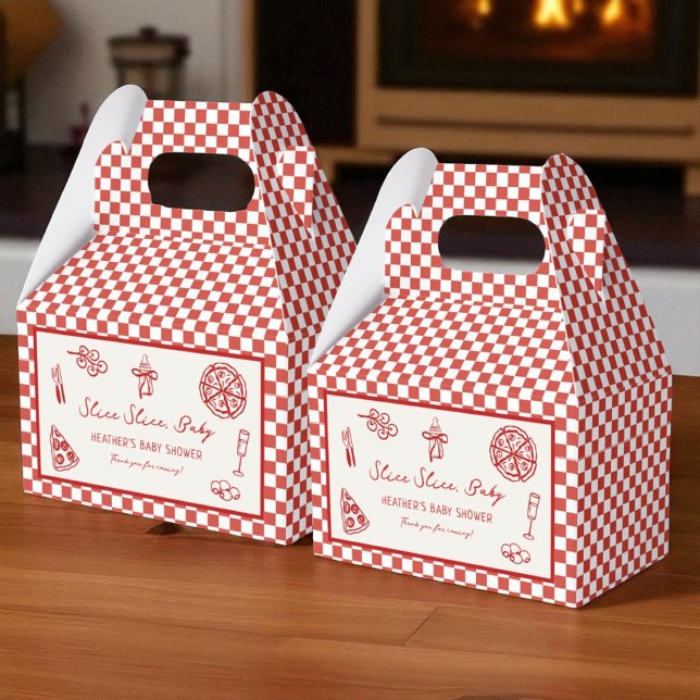 Segmentsegmentet Baby italienska Pizza Baby Shower Presentaskar (Skapare uppladdad)