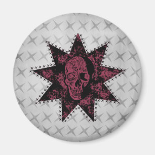 Segmentskal, magnet (Mörkens Rosa)