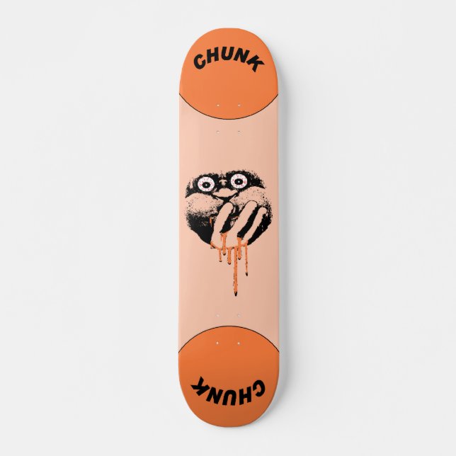 Segmentskiss Skateboard Bräda 20,5 Cm (Framsida)