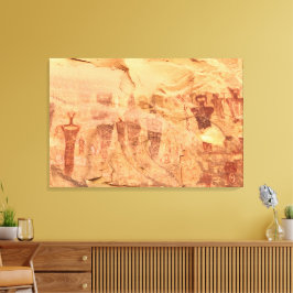 Sego Canyon Klippkonst Utah Pictogram Canvastryck