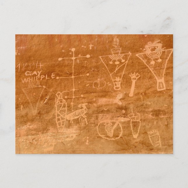 Sego Canyon Petroglyphs, Utah Vykort (Framsida)