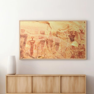 Sego Canyon Sten Art Utah Pictograph Canvastryck