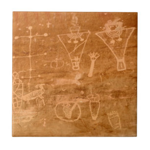 Sego kanjonPetroglyphs - Thompson vårar - Utah Kakelplatta