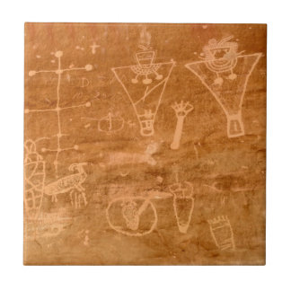 Sego kanjonPetroglyphs - Thompson vårar - Utah Kakelplatta