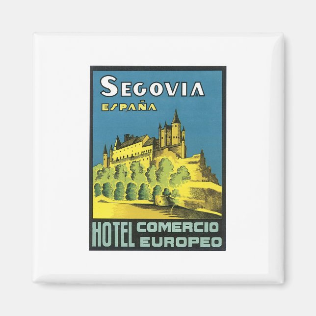 Segovia Espana Hotel Magnet (Framsidan)