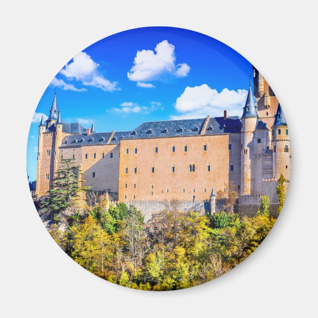 Segovia-slott Magnet (Framsidan)