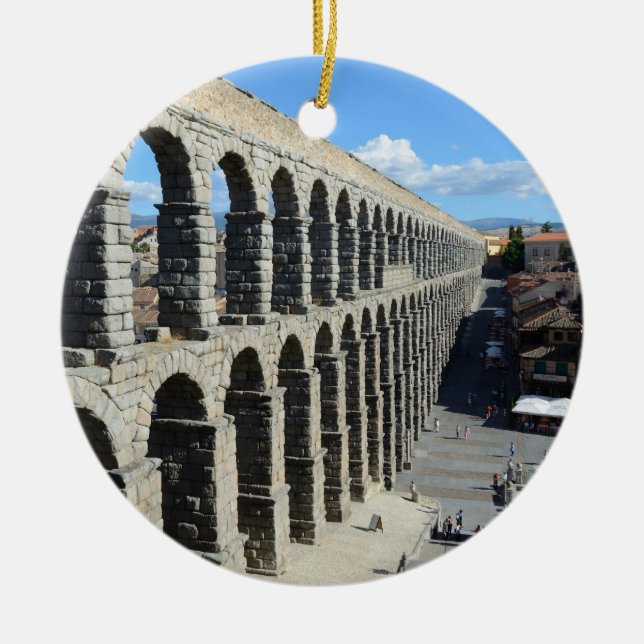 Segovia, Spanien Julgransprydnad Keramik (Framsidan)