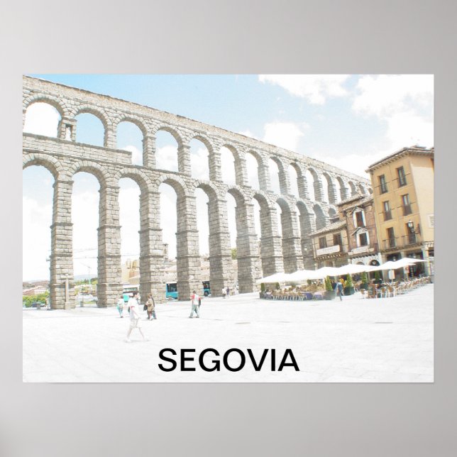 Segovia-Spanien Poster (Framsidan)