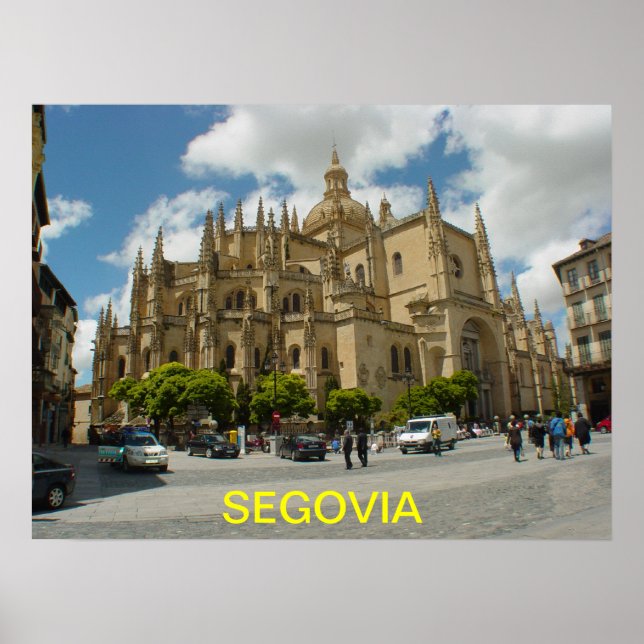Segovia-Spanien Poster (Framsidan)