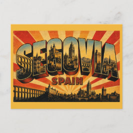 Segovia Spanien romerskt akvedukt Vykort