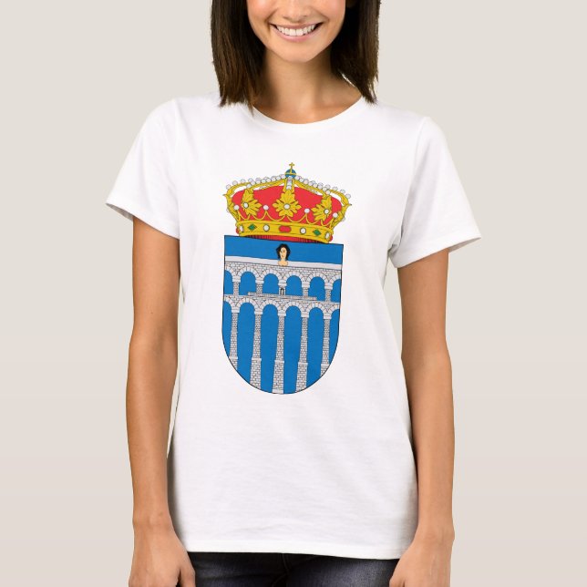 Segovia (Spanien) vapensköld T-shirt (Framsida)