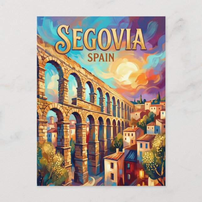 Segovia Spanien Vykort (Framsida)
