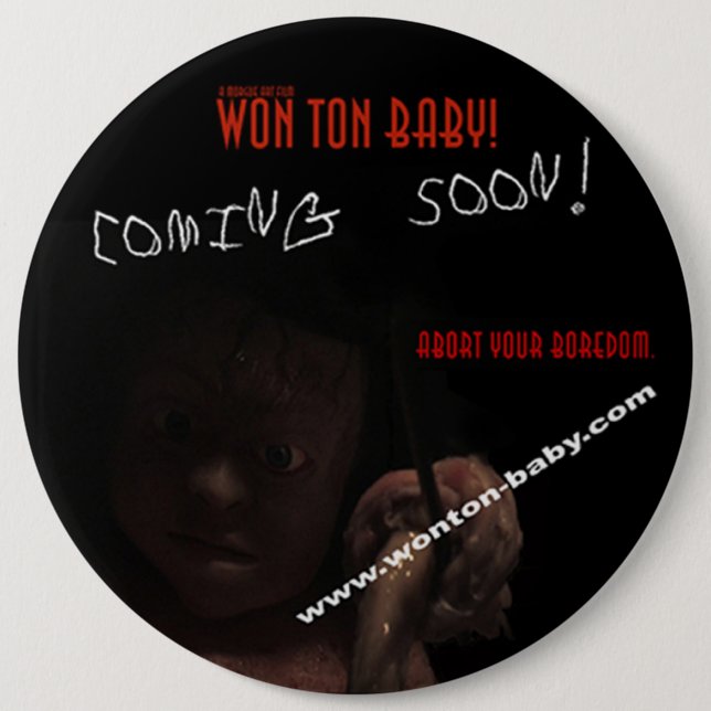 Segrad Tonbaby! Befordrings- begränsada Time Knapp (Framsida)