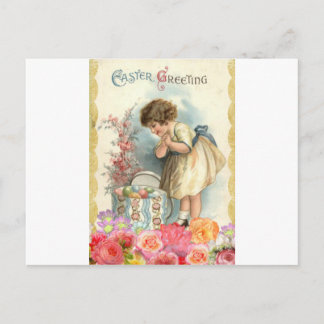 segrande påskägg helg vykort