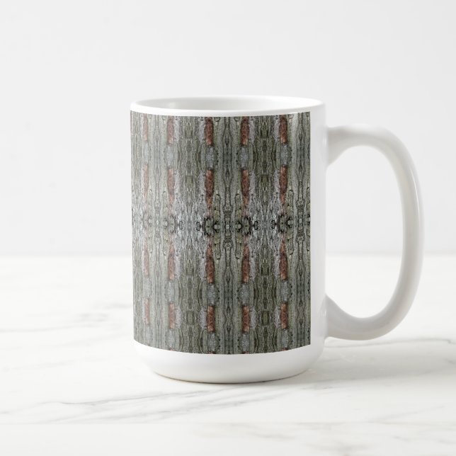 Segrande Träd Barkmönster Kaffemugg (Höger)