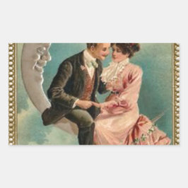 segrande valentineser rektangulärt klistermärke