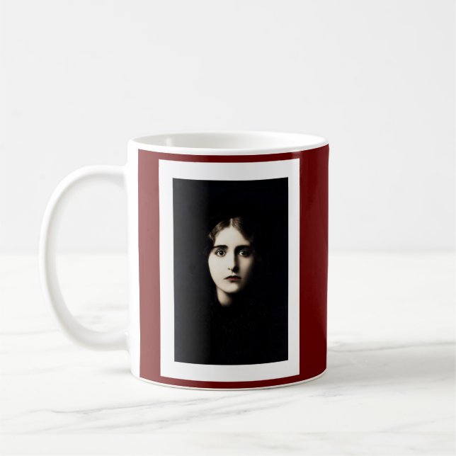 segrare dam hemsöker, stare, naken kaffemugg (Vänster)