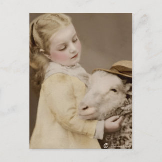 segrare Edwardian Sepia Hand Tved Postcard 11 Vykort