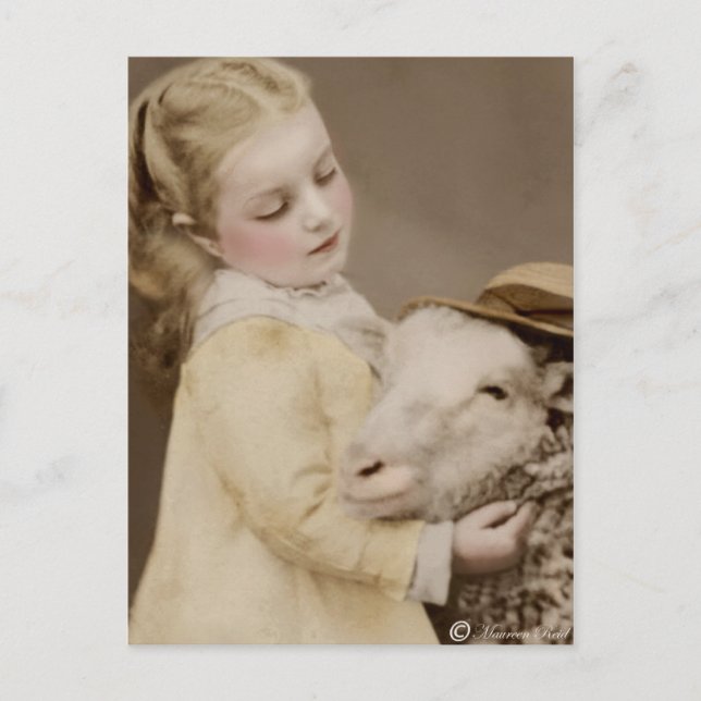 segrare Edwardian Sepia Hand Tved Postcard 11 Vykort (Framsida)