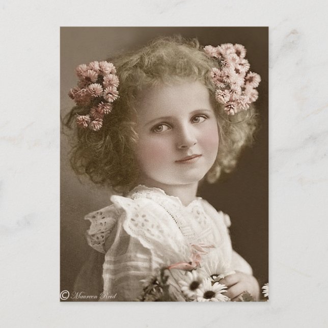 segrare Edwardian Sepia Hand Tved Postcard 17 Vykort (Framsida)