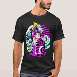 Segraren Maneki-neko - Japansk Lyckokatt T Shirt