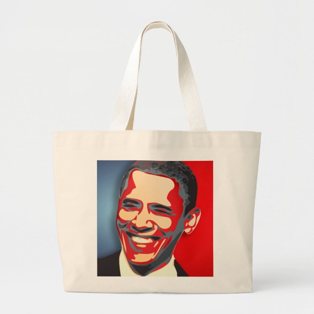 Segrat hopp - Barack Obama Jumbo Tygkasse (Framsidan)