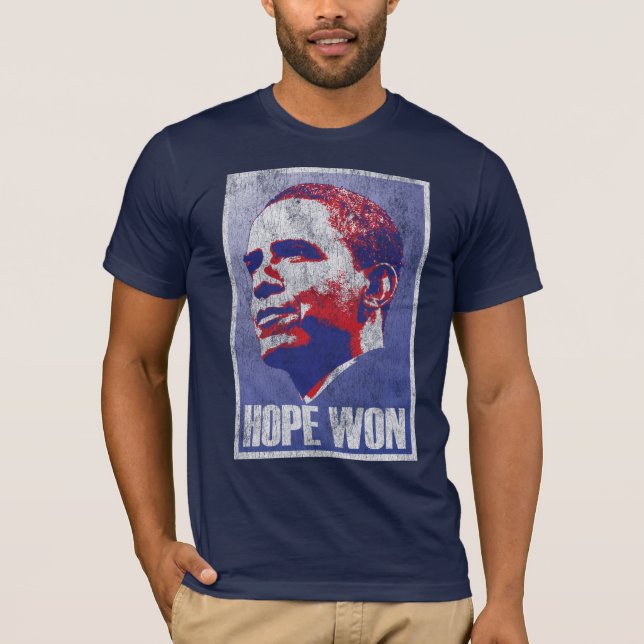 Segrat hopp! - Barack Obama president av USA Tee (Framsida)