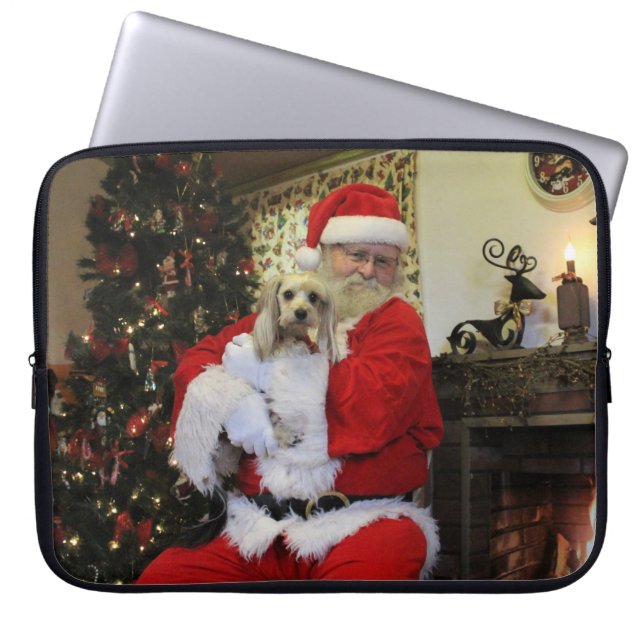Segt och Santa Laptop Fodral (Framsidan)