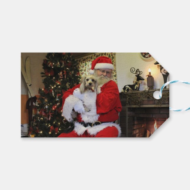 Segt och Santa Presentetikett (Framsidan (Horisontell))